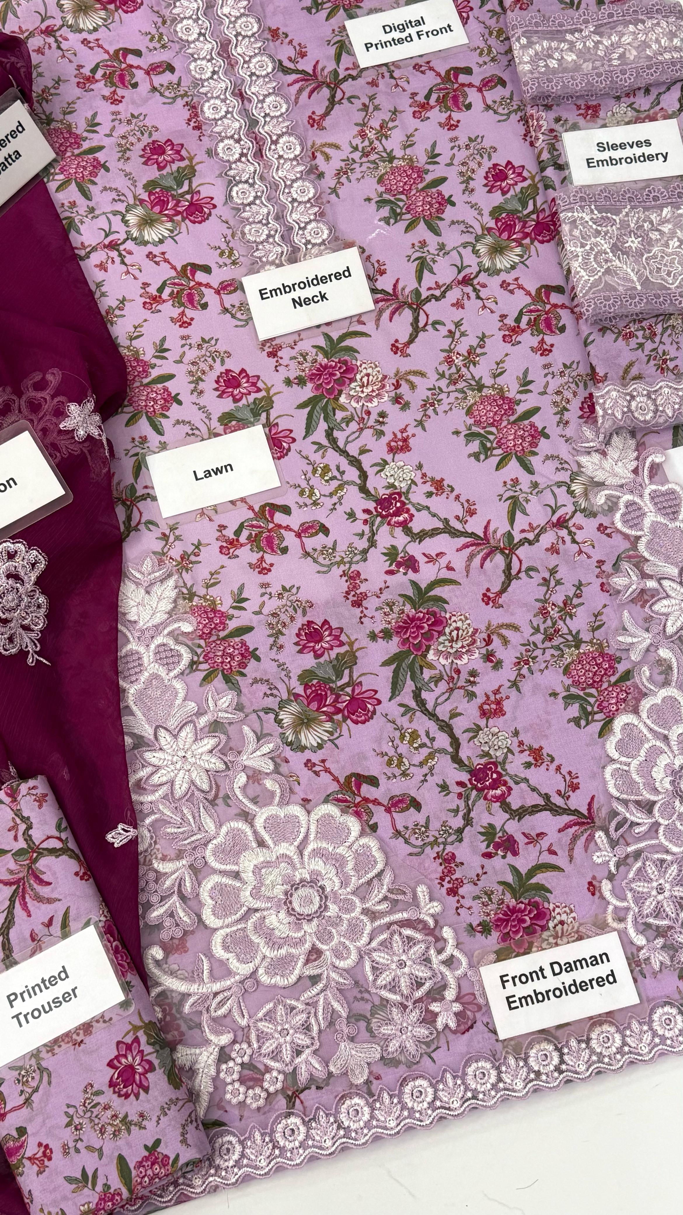 Iznik Lawn Suit-Aarasta