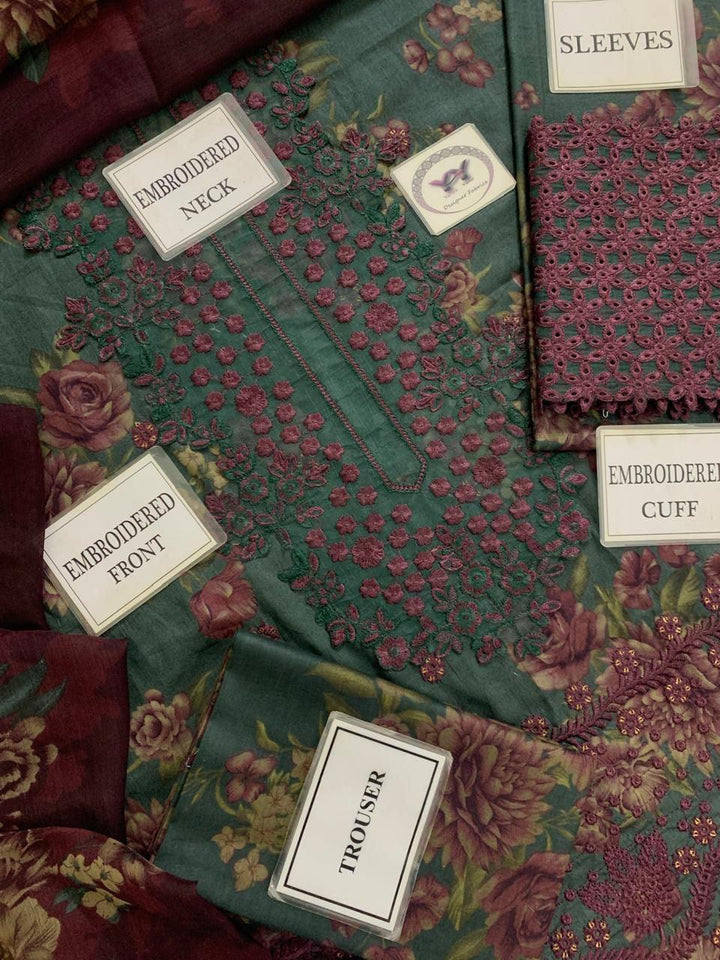 Iznik Lawn Suit-Aarasta