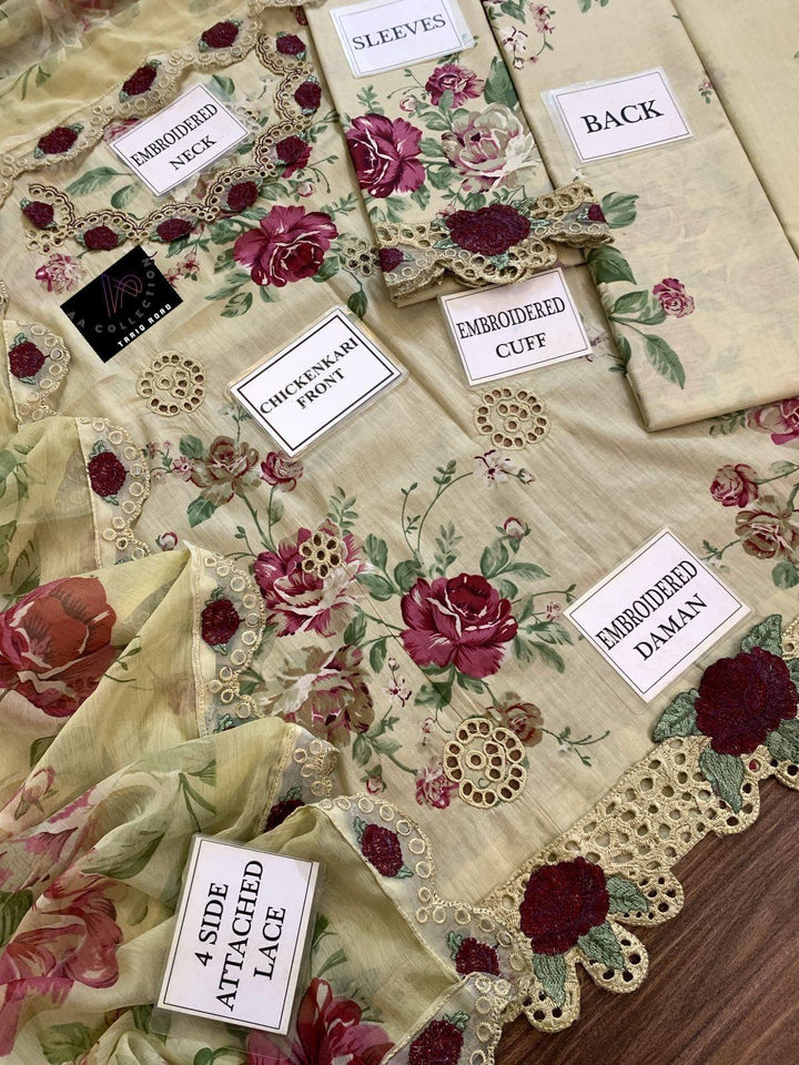 Iznik Lawn Suit-Aarasta