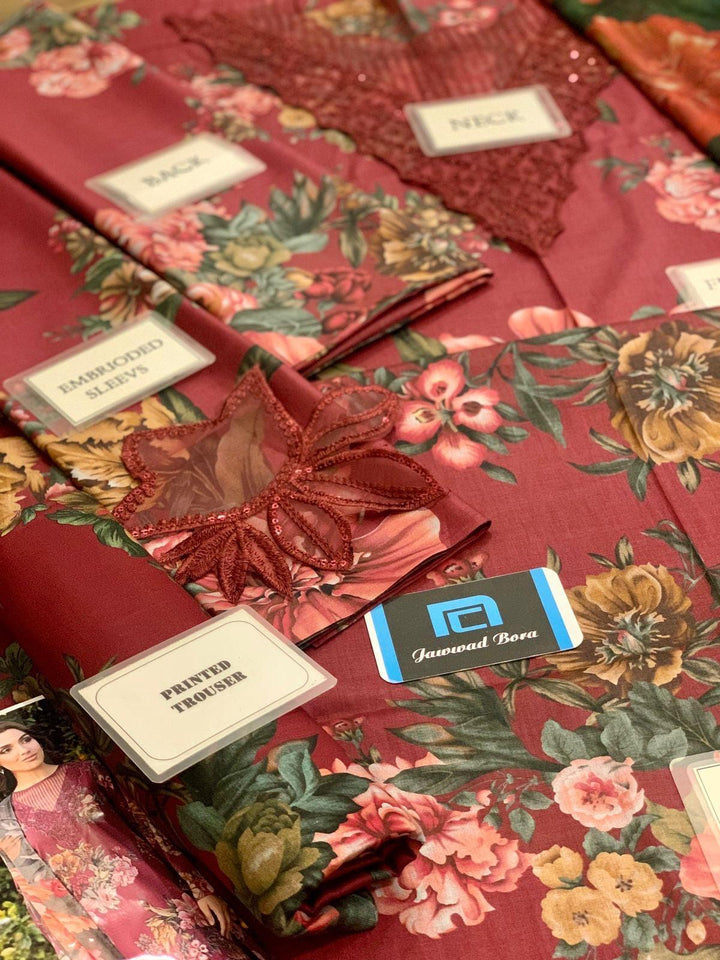 Iznik Lawn Suit-Aarasta