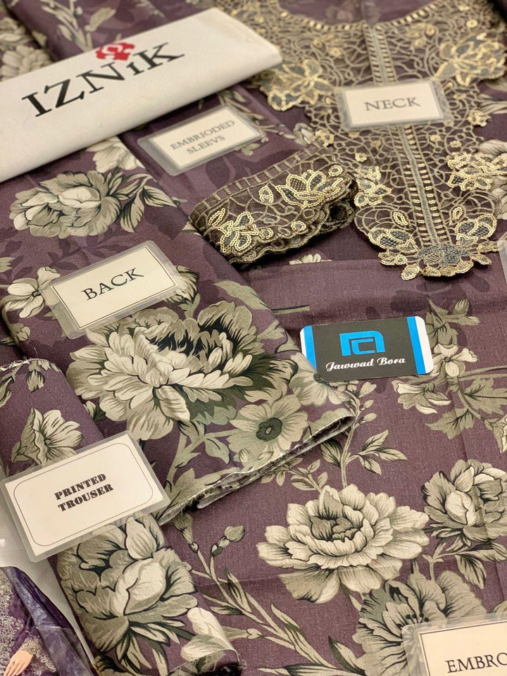 Iznik Lawn Suit-Aarasta