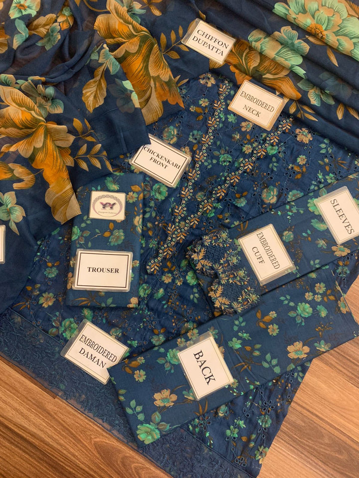 Iznik Lawn Suit-Aarasta