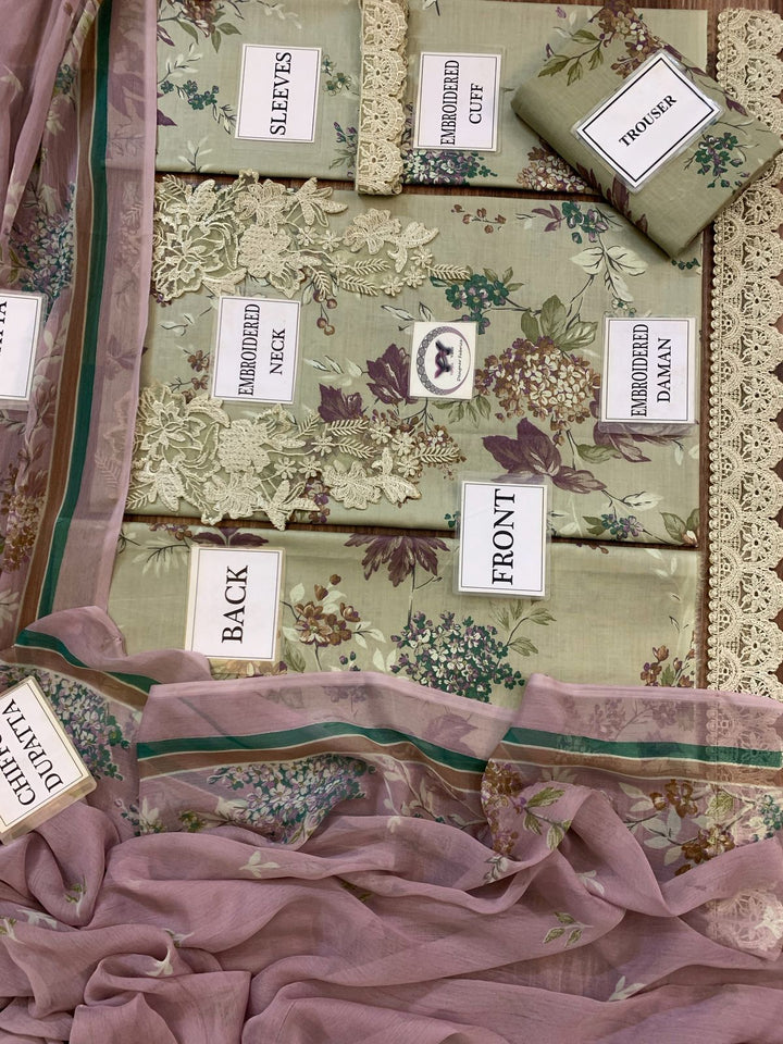 Iznik Lawn Suit-Aarasta