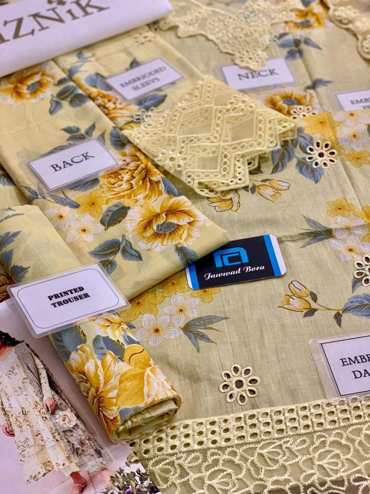 Iznik Lawn Suit-Aarasta