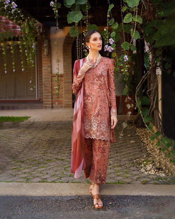 Iznik Lawn Suit-Lawn-Orange-Lawn-Aarasta