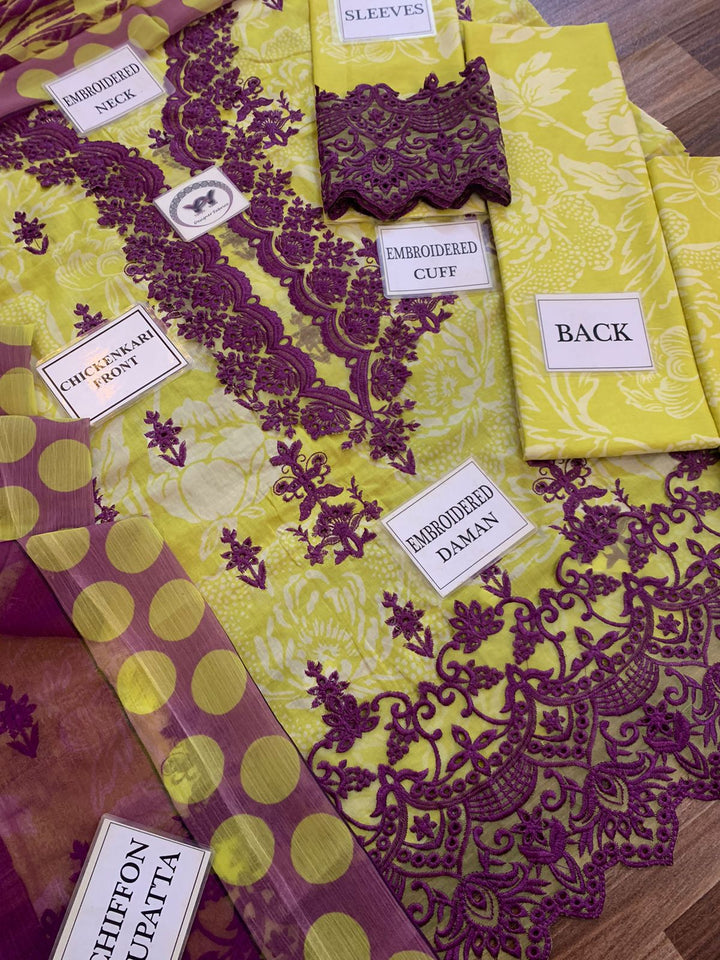 Jade Lawn Suit-Aarasta