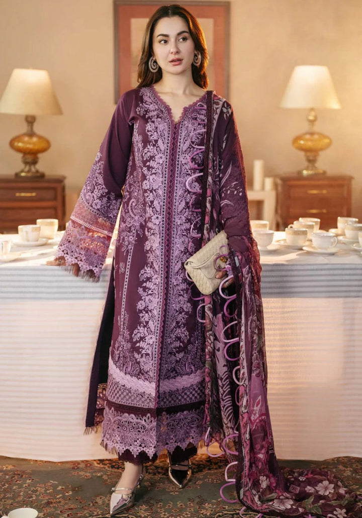 Jade Lawn Suit-Purple-Lawn-Silk-Aarasta