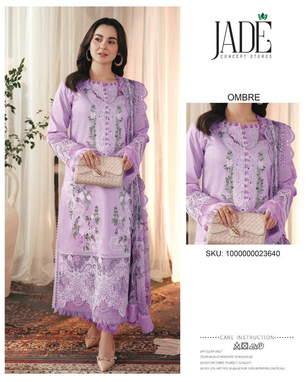 Jade Lawn Suit-Purple-Lawn-Silk-Aarasta