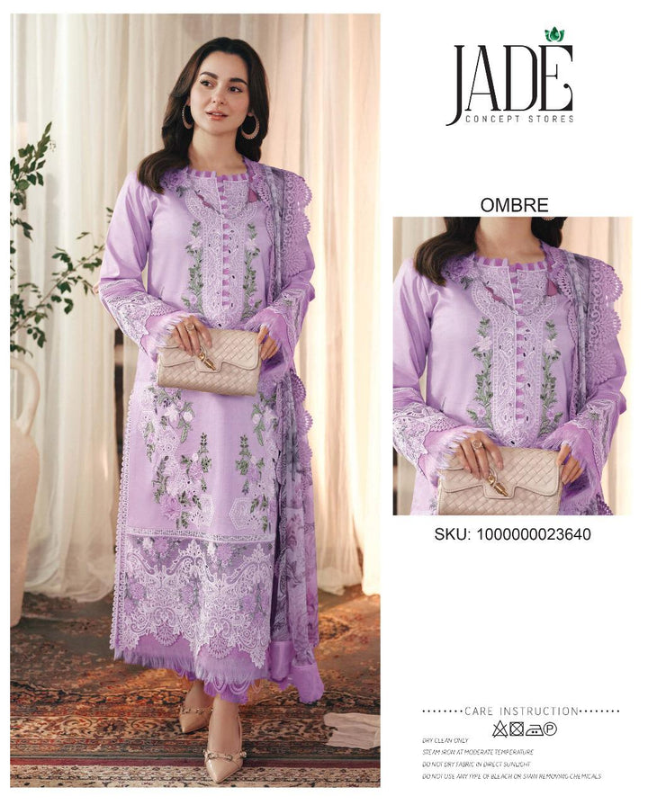 Jade Lawn Suit-Purple-Lawn-Silk-Aarasta