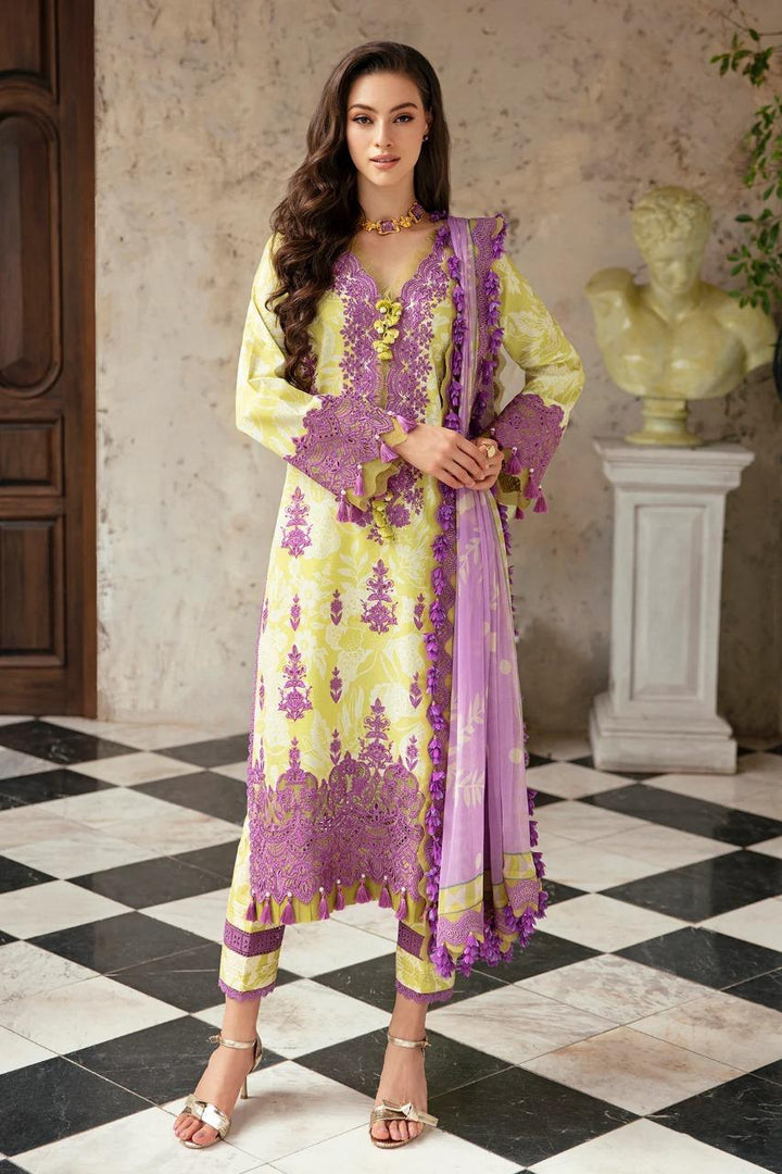 Jade Lawn Suit-Yellow-Lawn-Chiffon-Aarasta