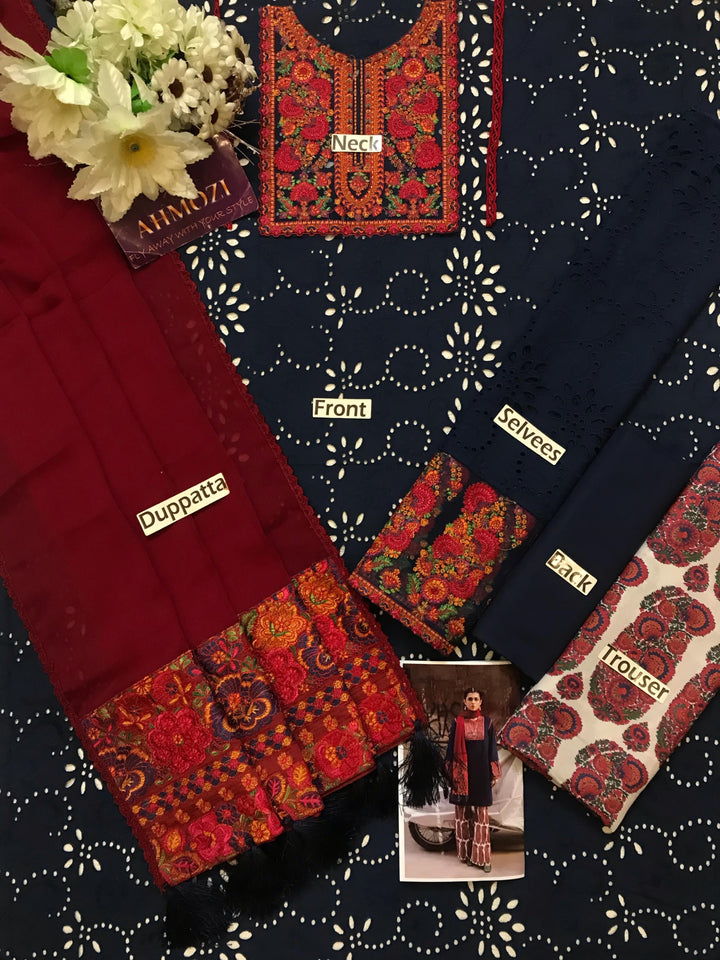 Jugnu Lawn Suit-Aarasta