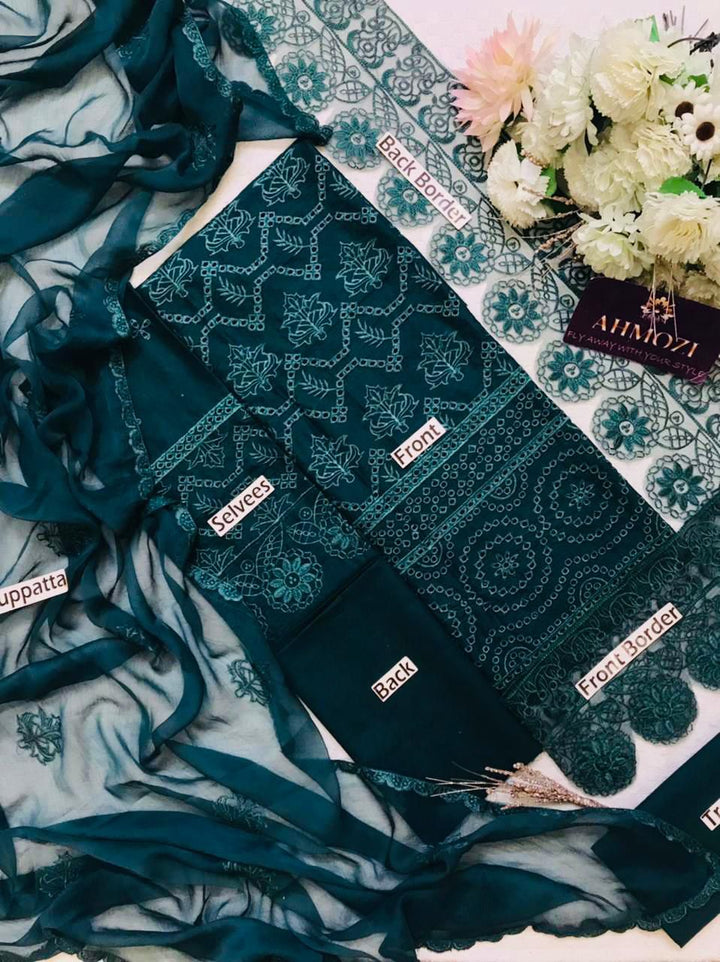 Kahf Lawn Suit-Aarasta