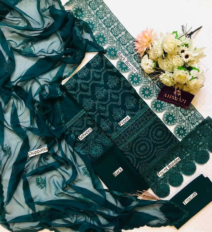 Kahf Lawn Suit-Aarasta