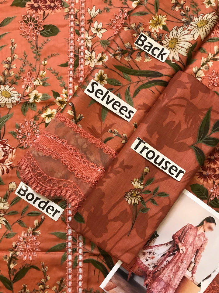 Maria B Lawn Suit-Aarasta