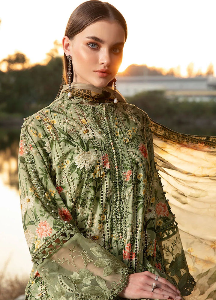 Maria B Lawn Suit-Aarasta