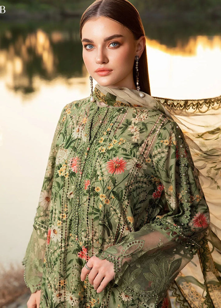 Maria B Lawn Suit-Aarasta
