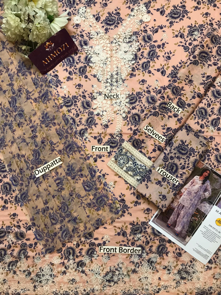 Maria B Lawn Suit-Aarasta