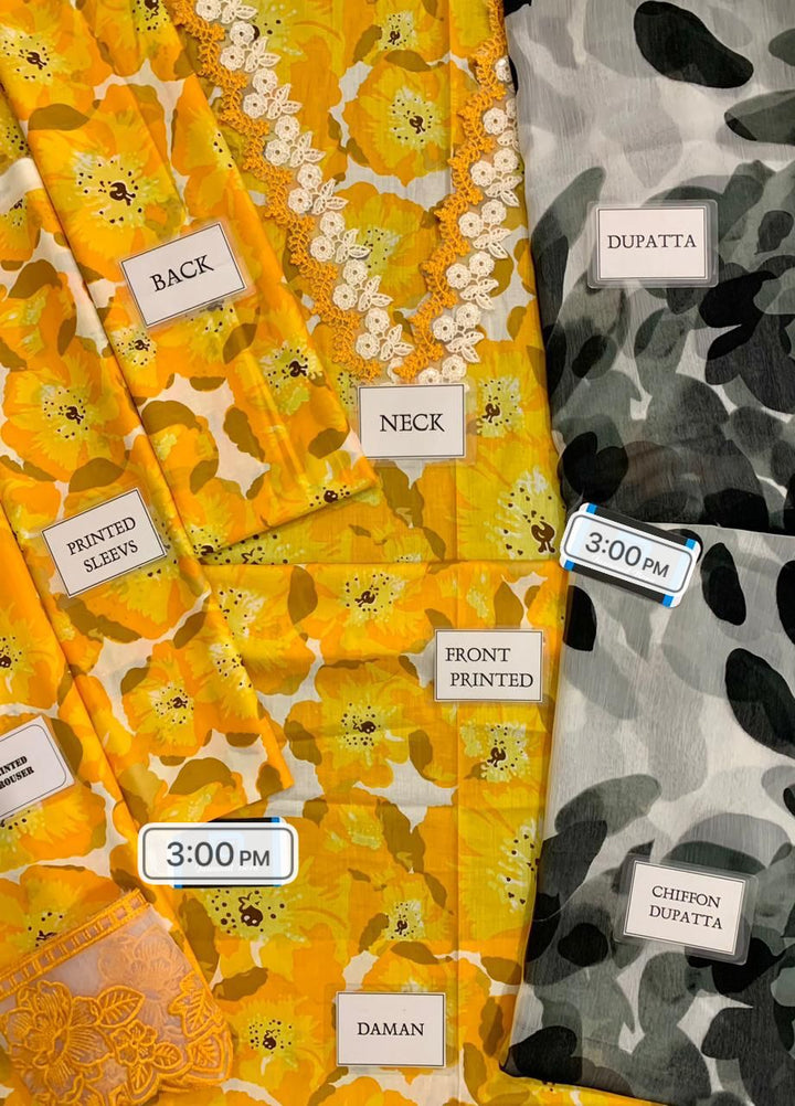 M Print Lawn Suit-Aarasta