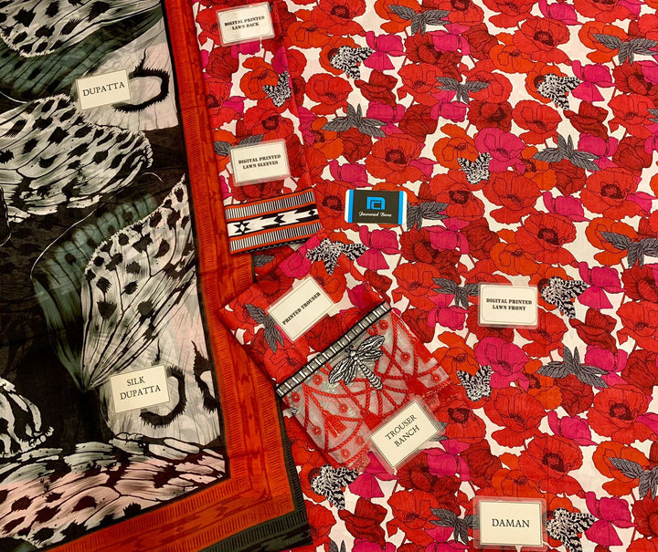 Maria B Lawn Suit-Aarasta