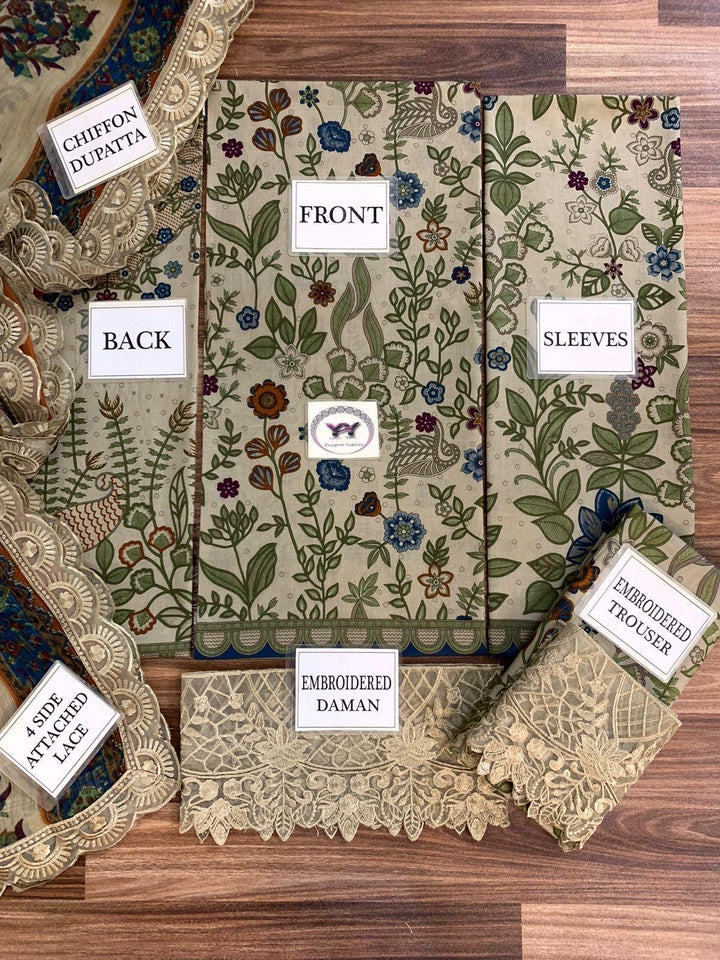 Maria B Lawn Suit-Aarasta