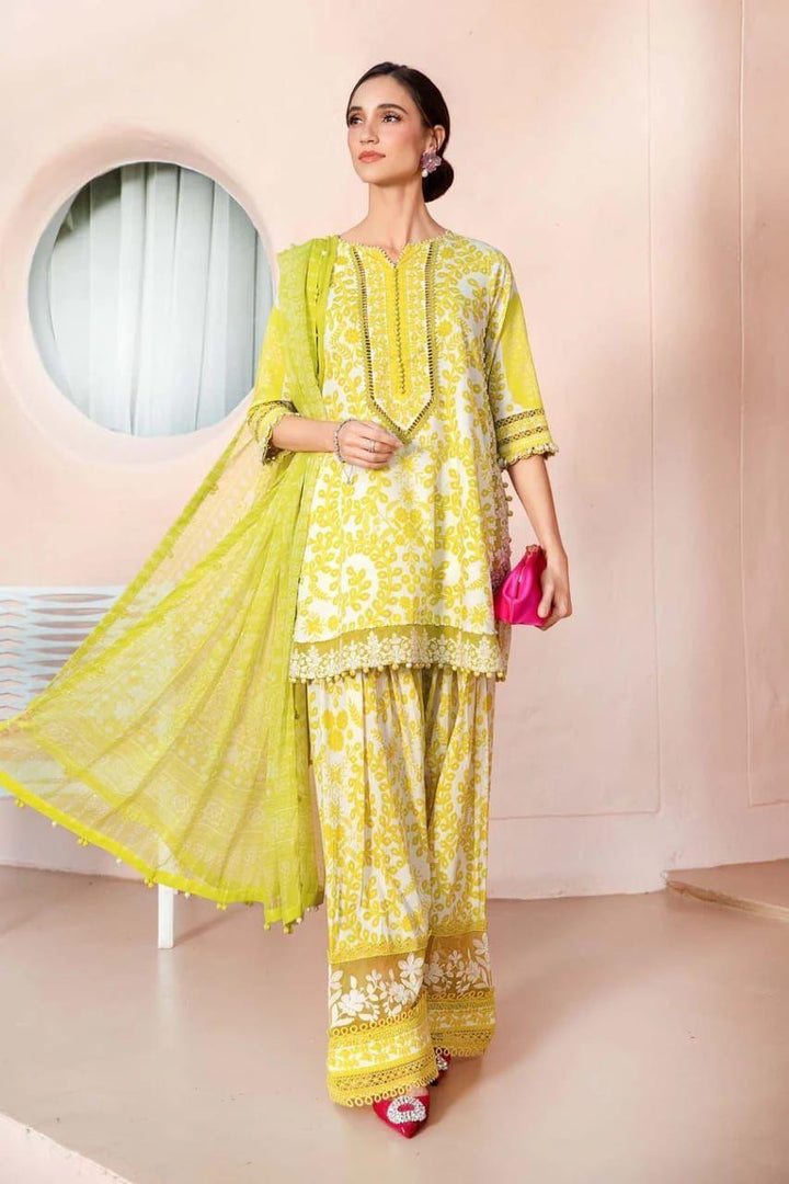 Maria B Lawn Suit-Aarasta