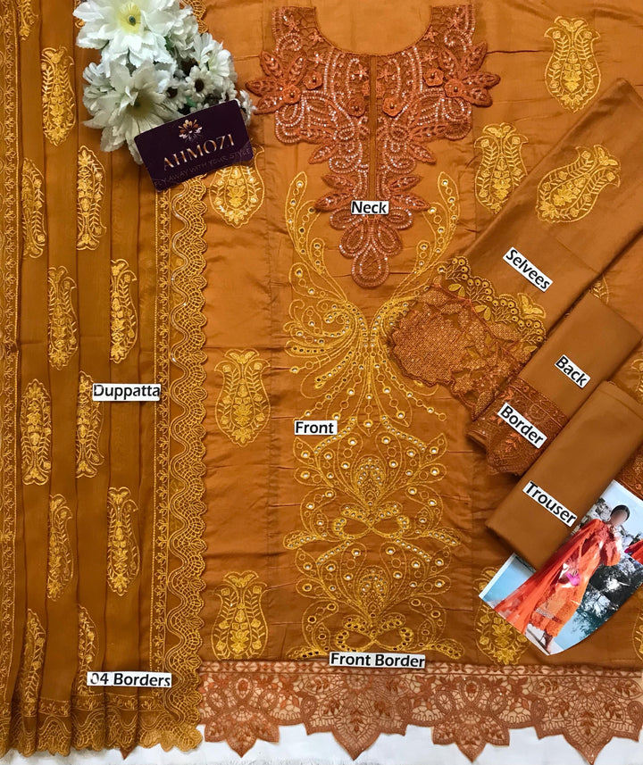 Maria B Lawn Suit-Aarasta