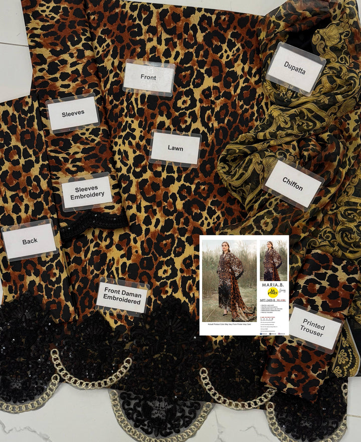 Maria B Lawn Suit-Aarasta