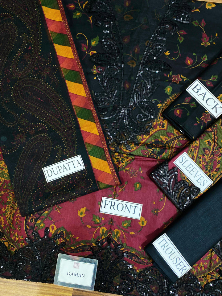 Maria B Lawn Suit-Aarasta