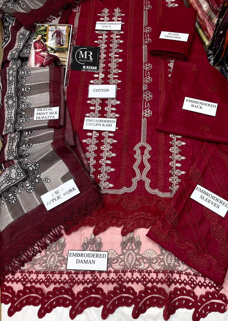 Maria B Lawn Suit-Aarasta