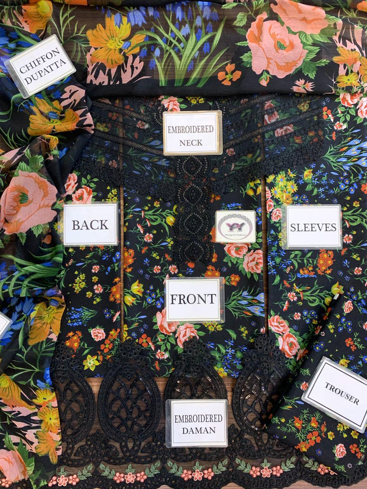 Maria B Lawn Suit-Aarasta