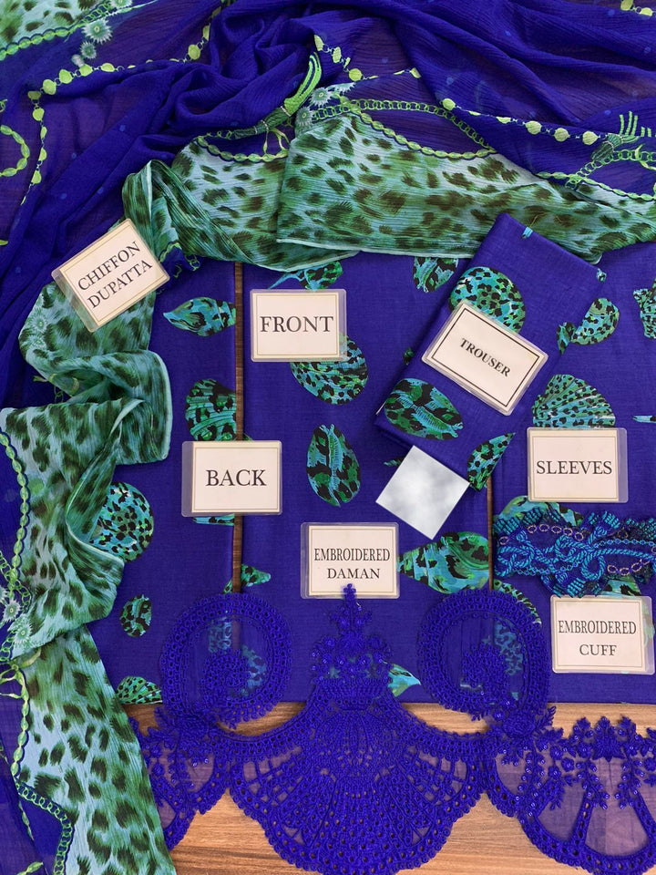 Maria B Lawn Suit-Aarasta