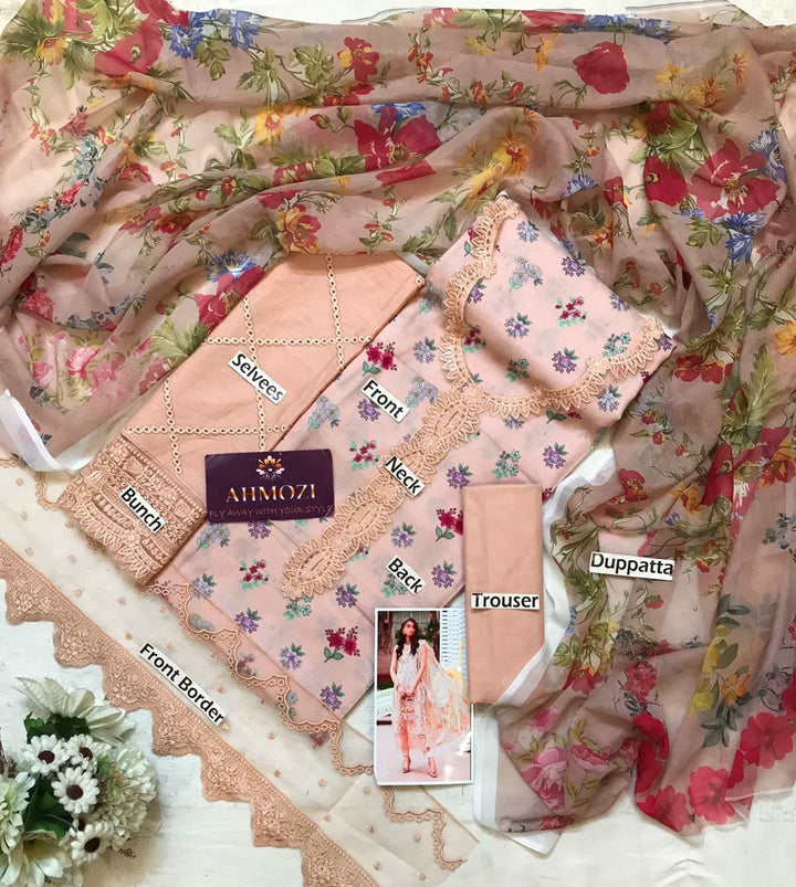 Maria B Lawn Suit-Aarasta