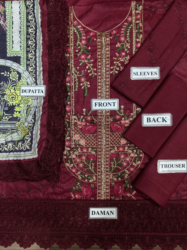 Maria B Lawn Suit-Aarasta