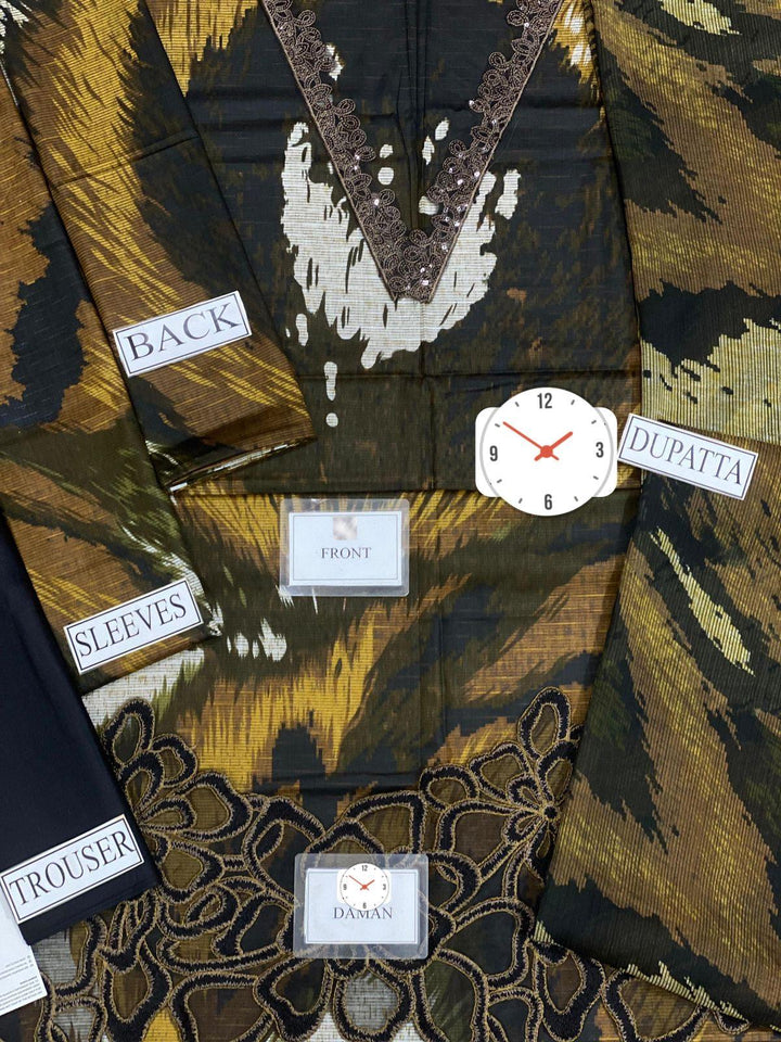 M Print Lawn Suit-Aarasta