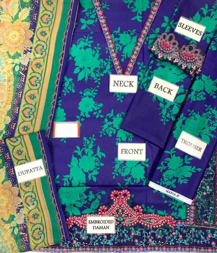 Maria B Lawn Suit-Aarasta