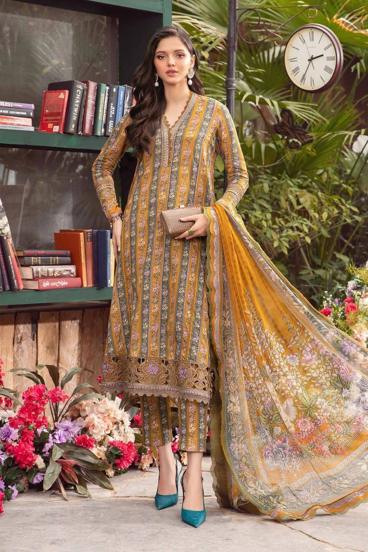 Maria B Lawn Suit-Aarasta