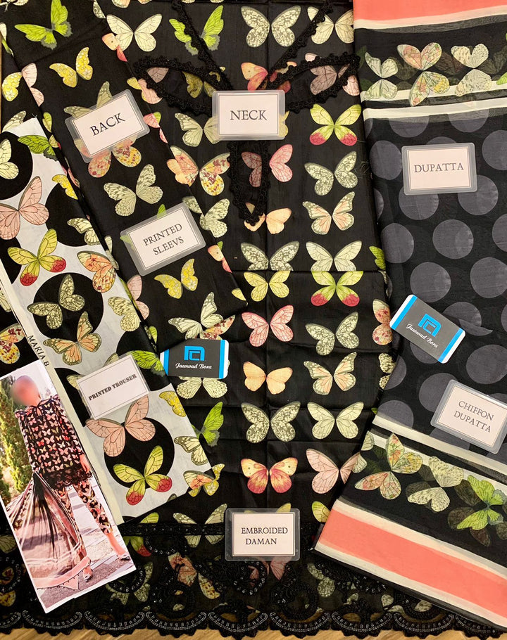 Maria B Lawn Suit-Aarasta