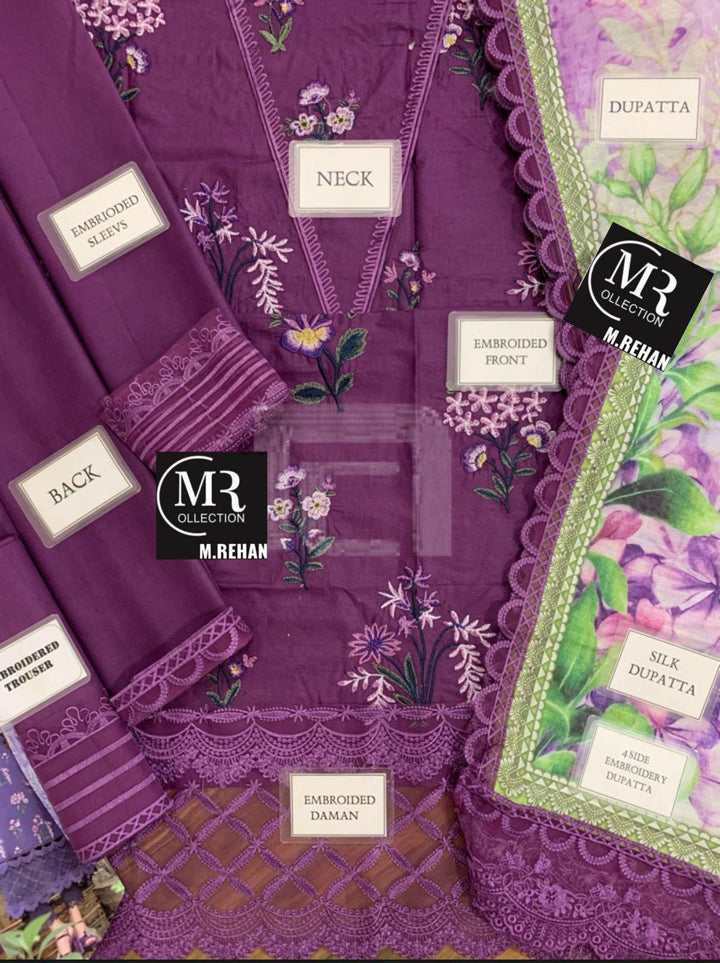 Maria B Lawn Suit-Aarasta