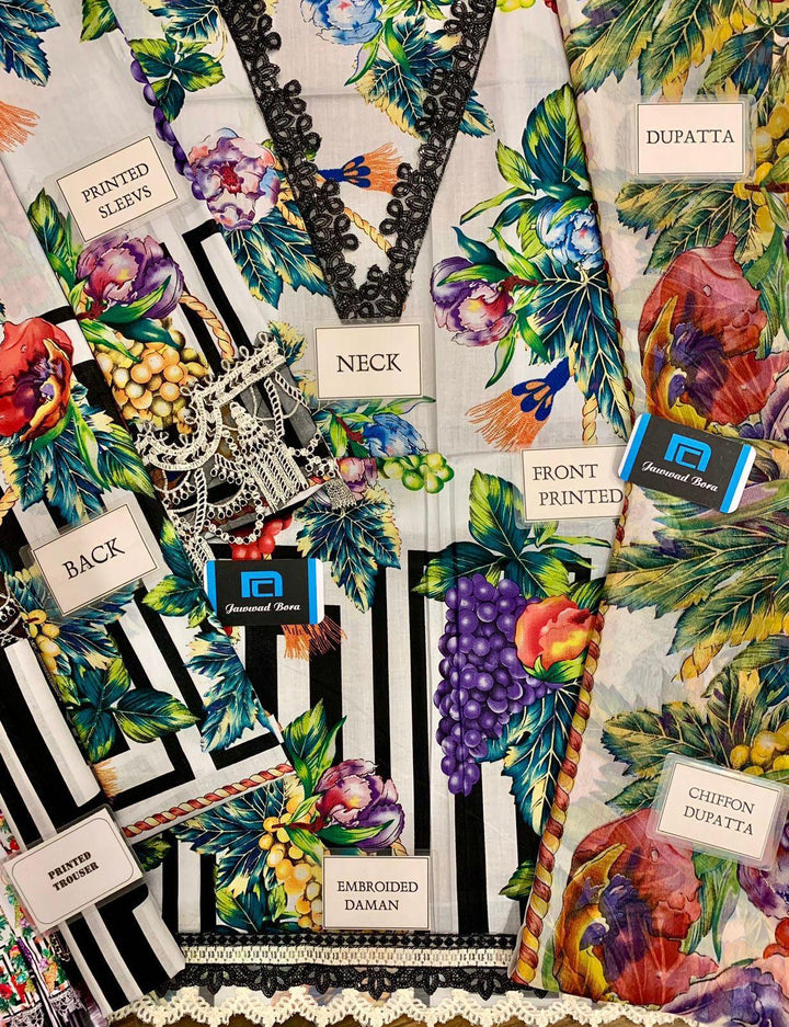 Maria B Lawn Suit-Aarasta