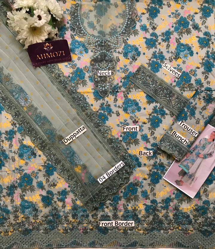 Maria B Lawn Suit-Aarasta