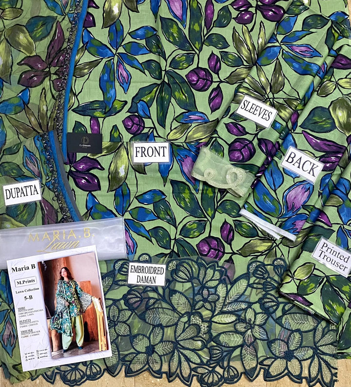 Maria B Lawn Suit-Aarasta