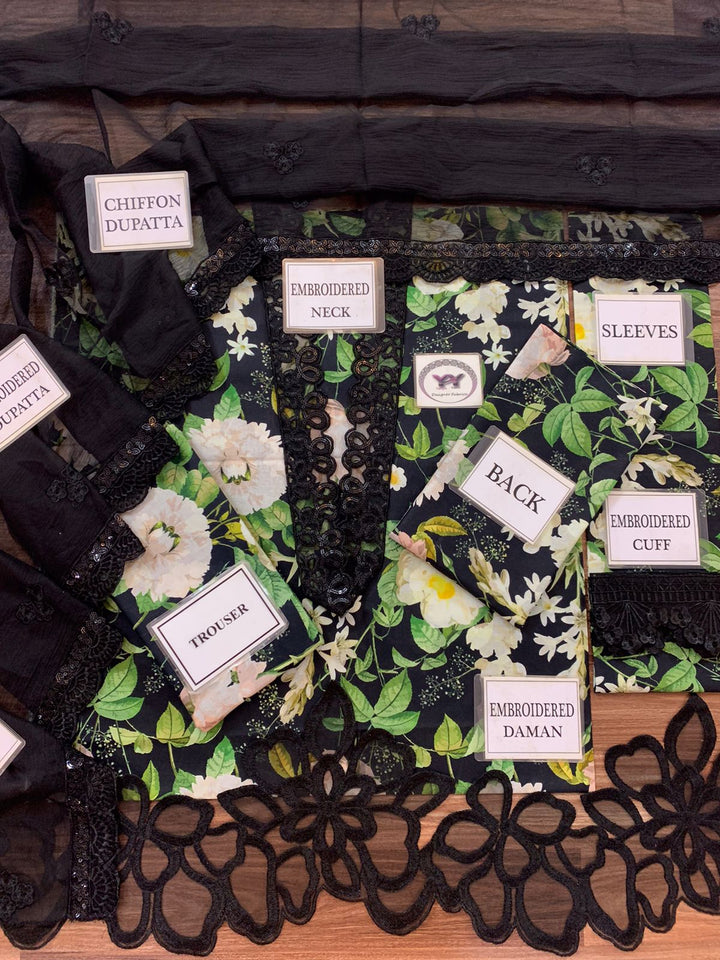 Maria B Lawn Suit-Aarasta