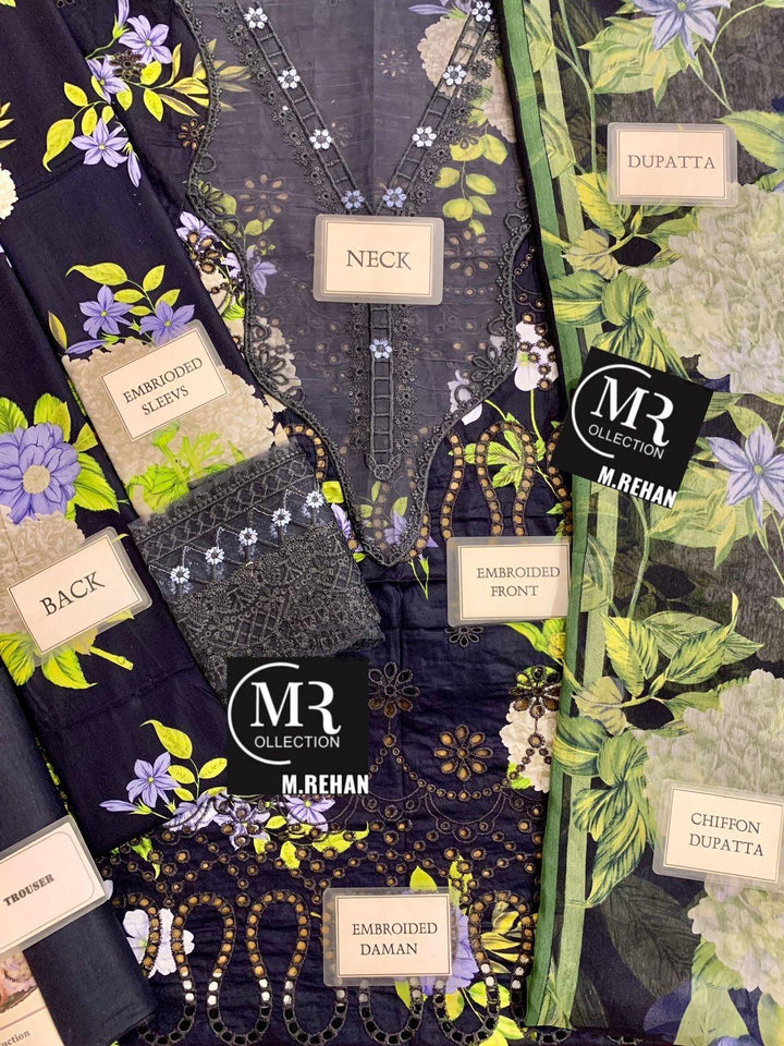 Maria B Lawn Suit-Aarasta