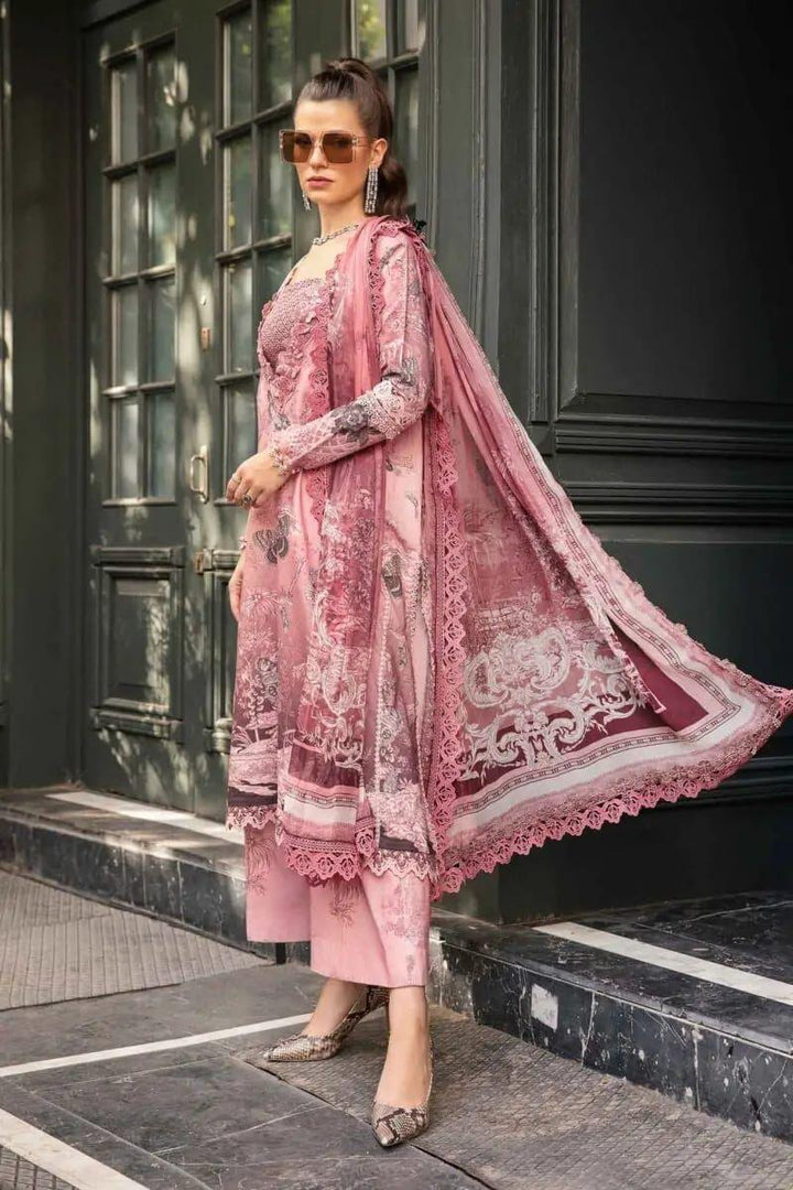 Maria B Lawn Suit-Aarasta