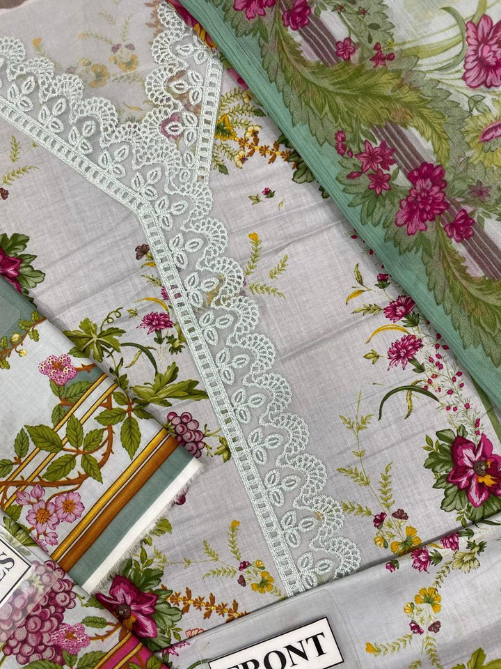 Maria B Lawn Suit-Aarasta