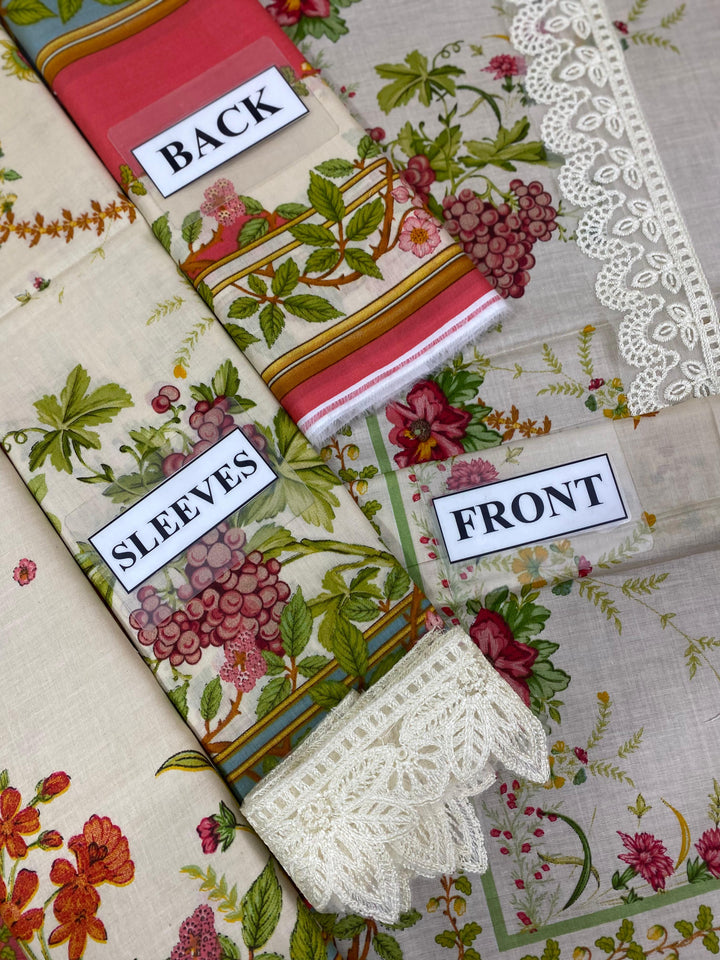 Maria B Lawn Suit-Aarasta