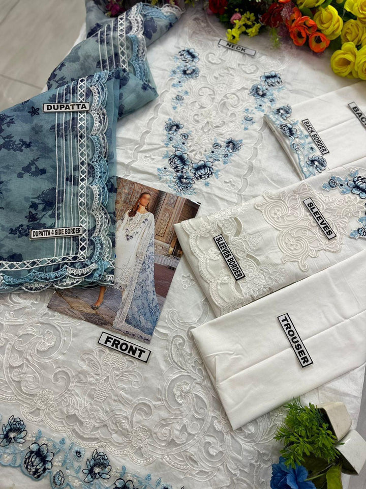 Maria B Lawn Suit-Aarasta