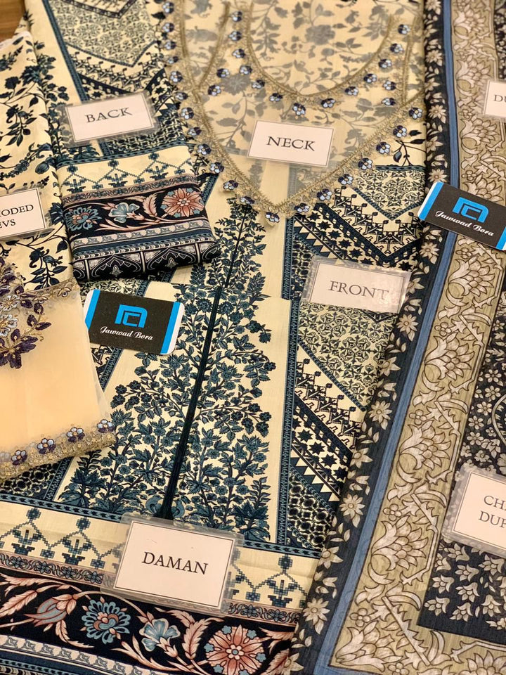 Maria B Lawn Suit-Aarasta