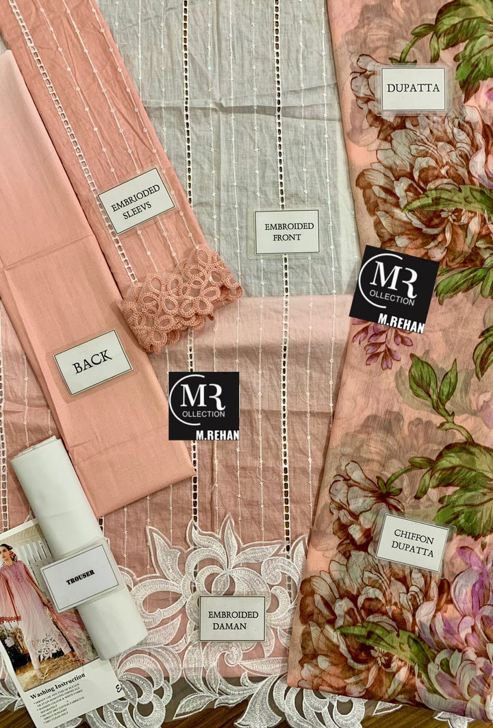 Maria B Lawn Suit-Aarasta