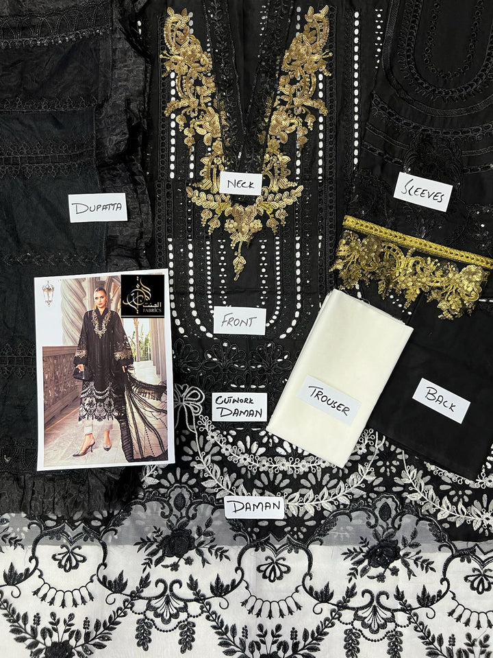 Maria B Lawn Suit-Aarasta